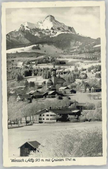 Wertach Grünten * 1930