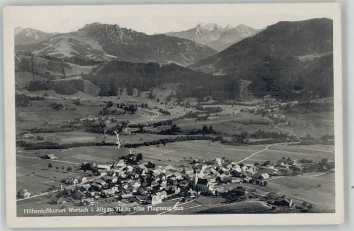 Wertach Fliegeraufnahme x 1933