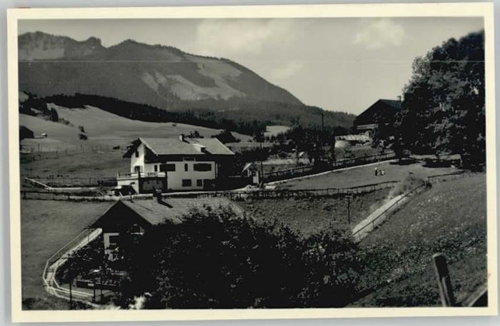 Nesselwang Allgaeu Bayern Cafe Pension Zeller * 1955