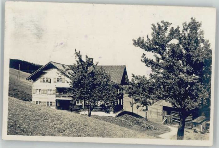 Oberstdorf [Stempelabschlag] Hirschegg x 1928