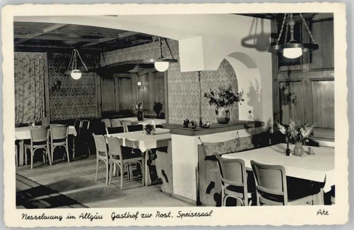 Nesselwang Allgaeu Bayern Gasthof zur Post * 1930