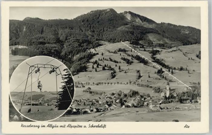 Nesselwang Allgaeu Bayern Alpspitze Schwebelift * 1930