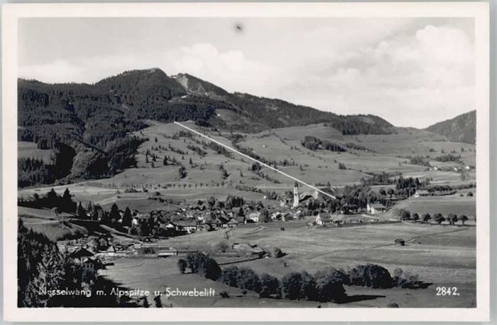 Nesselwang Allgaeu Bayern Alpspitze Schwebelift * 1940