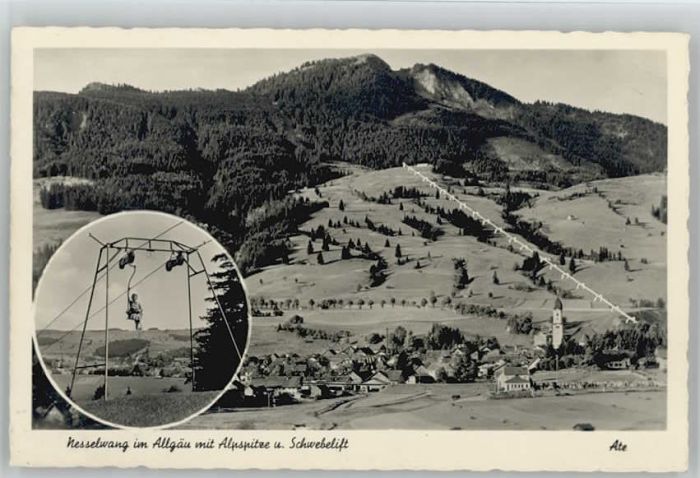 Nesselwang Allgaeu Bayern Alpspitze Schwebelift * 1930