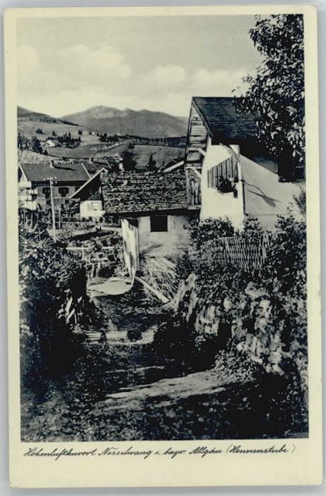 Nesselwang Allgaeu Bayern Hennenstube x 1933