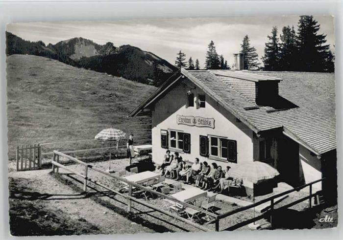 Nesselwang Allgaeu Bayern [Stempelabschlag] Enzian-Stueble Reuter Wanne x 1953