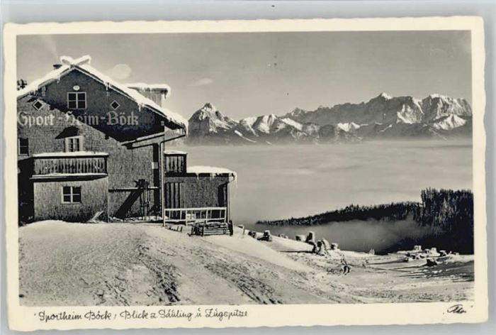 Nesselwang Allgaeu Bayern Saeuling Zugspitze Sportheim Boeck * 1930