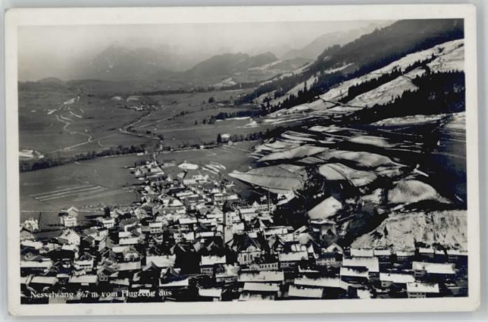 Nesselwang Allgaeu Bayern Fliegeraufnahme * 1930