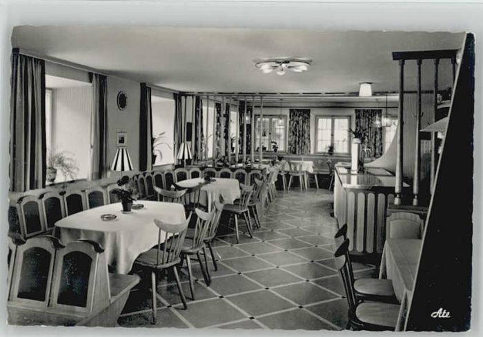 Nesselwang Allgaeu Bayern Gasthof Hirsch * 1955