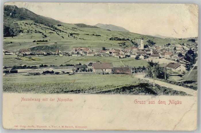 Nesselwang Allgaeu Bayern Feldpost Alpspitze x 1901