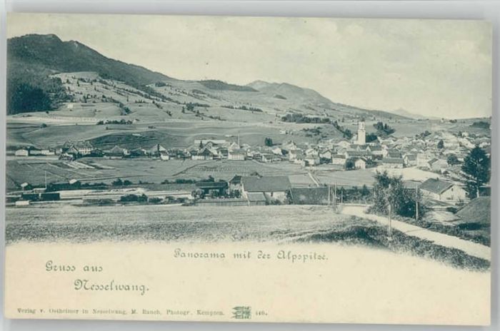 Nesselwang Allgaeu Bayern Alpspitze * 1900