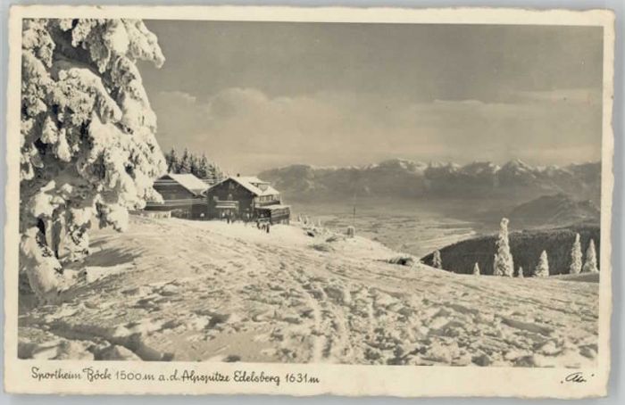 Nesselwang Allgaeu Bayern Sportheim Boeck * 1930