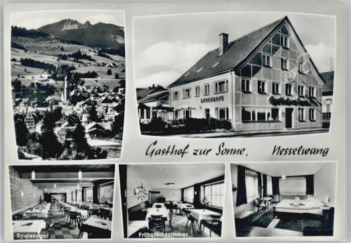 Nesselwang Allgaeu Bayern Gasthaus zur Sonne * 1965