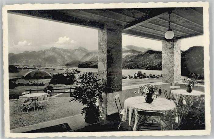 Pfronten Ostallgaeu Bayern Cafe Bergruh