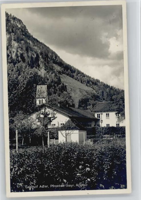 Pfronten Ostallgaeu Bayern Gasthof Adler
