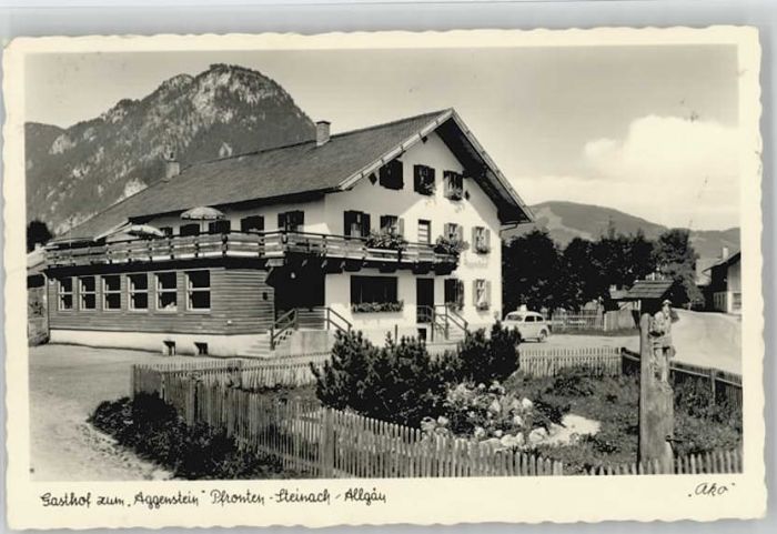 Pfronten Ostallgaeu Bayern Gasthof Zum Aggenstein