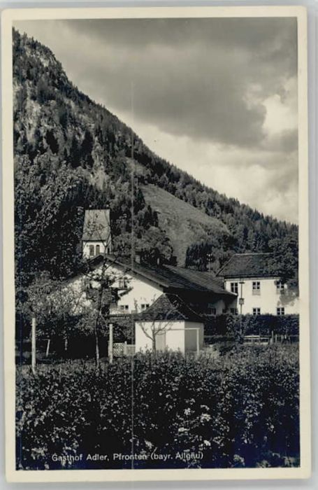 Pfronten Ostallgaeu Bayern Gasthof Adler