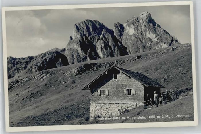 Pfronten Ostallgaeu Bayern Hochalm Huette