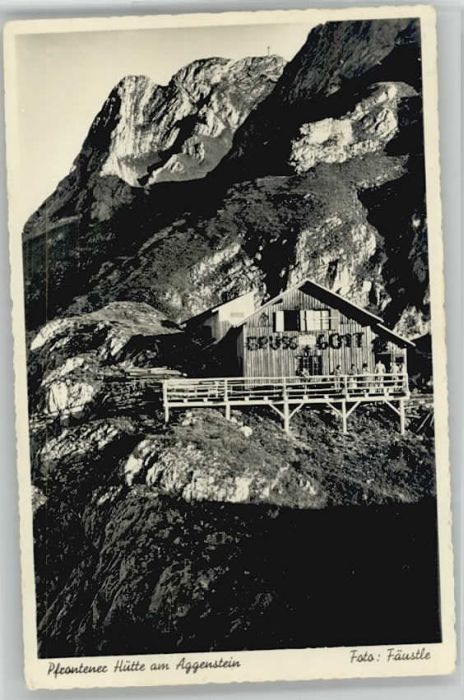 Pfronten Ostallgaeu Bayern Pfrontner Huette Aggenstein