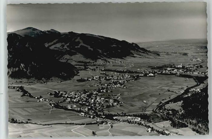Pfronten Ostallgaeu Bayern Fliegeraufnahme