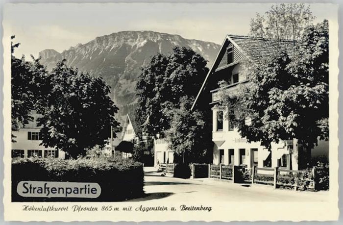 Pfronten Ostallgaeu Bayern Aggenstein Breitenberg