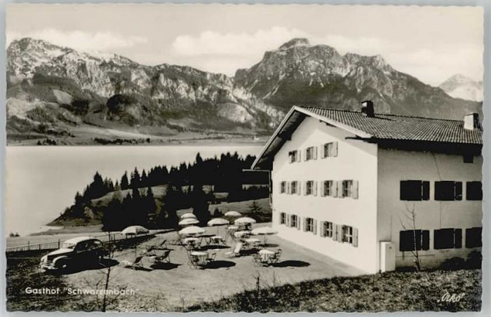 Pfronten Ostallgaeu Bayern Gasthof Pension Schwarzenbach