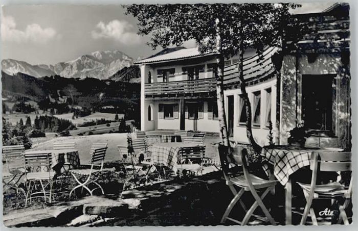 Nesselwang Allgaeu Bayern Sonnenterase Bad Oy [Verlag] Tanner