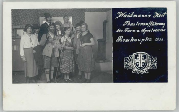 Rosshaupten Forggensee Theaterauffuehrung Sportverein