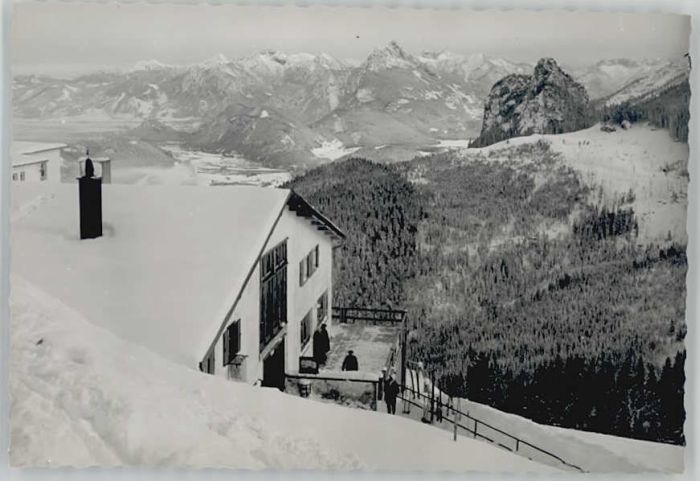 Pfronten Ostallgaeu Bayern Breitenbergbahn Gaststaette