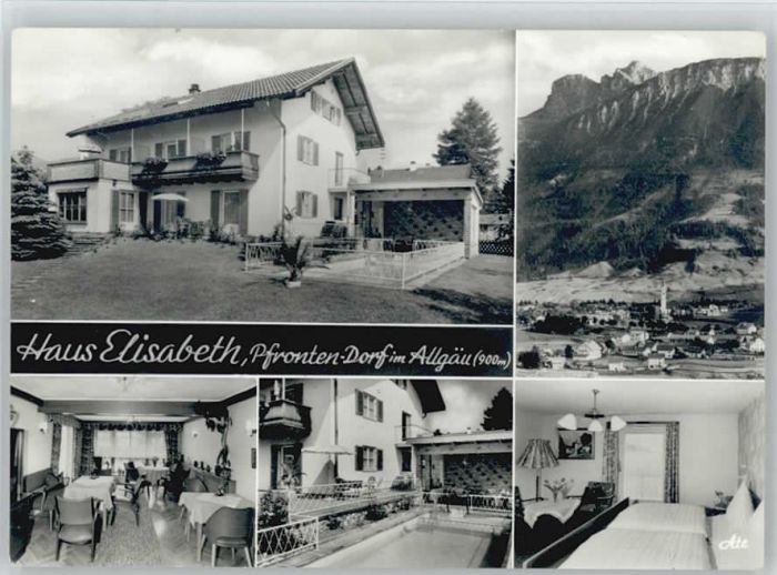 Pfronten Ostallgaeu Bayern Haus Elsiabeth