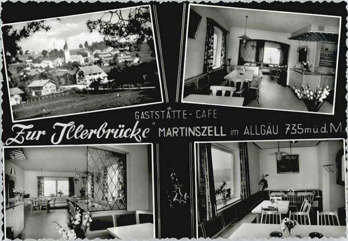 Martinszell Allgaeu aststaette Cafe Zur Illerbruecke *