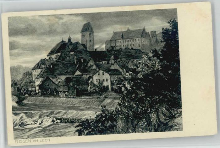 Fuessen ünstlerkarte J. Neumann *