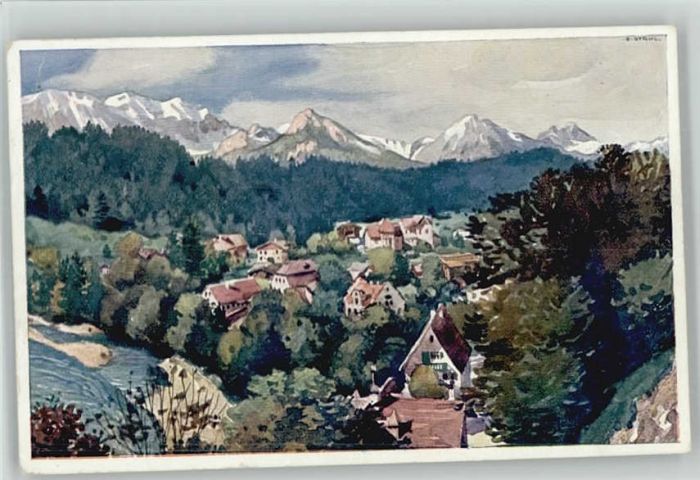 Bad Faulenbach Künstlerkarte