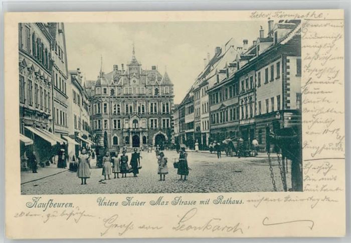 Kaufbeuren Kaiser Max Strasse Rathaus