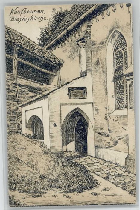 Kaufbeuren Blasiuskirche Künstlerkarte