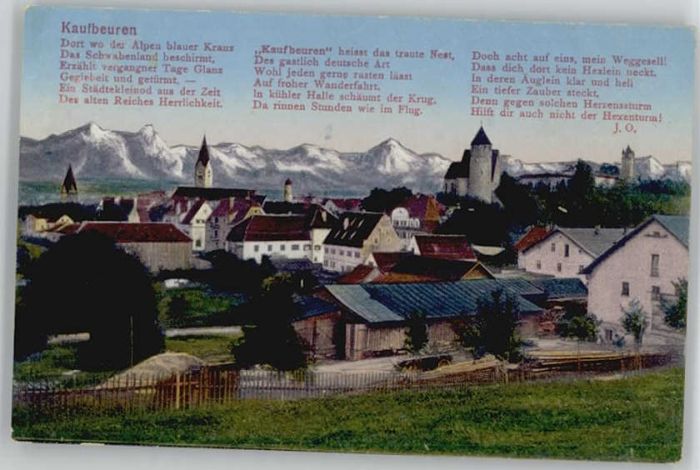 Kaufbeuren Gedicht