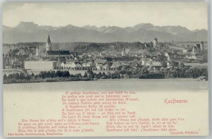 Kaufbeuren Gedicht