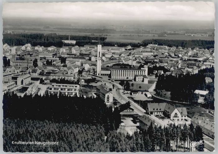 Kaufbeuren Neugablonz Fliegeraufnahme