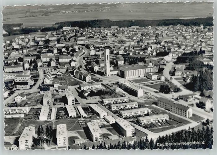 Kaufbeuren Neugablonz Fliegeraufnahme