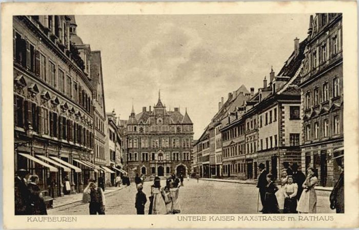 Kaufbeuren Kaiser Maxstrasse Rathaus
