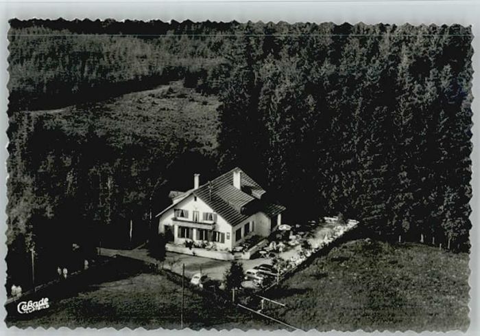 Bad Groenenbach Fliegeraufnahme Waldcafe Kornhofer Baenkle *