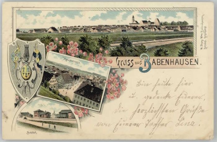 Babenhausen Schwaben Babenhausen Bahnhof Hauptstrasse