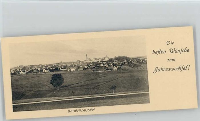Babenhausen Schwaben Babenhausen Mini AK