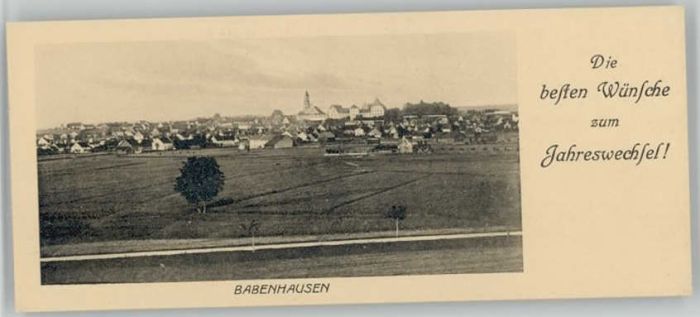 Babenhausen Schwaben Babenhausen Mini AK