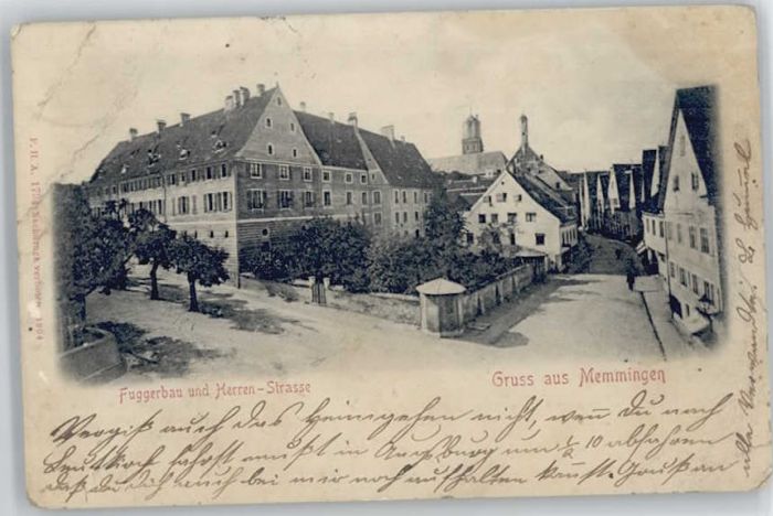 Memmingen Bayern Fuggerbau Herrenstrasse