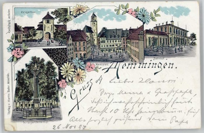 Memmingen Marktplatz