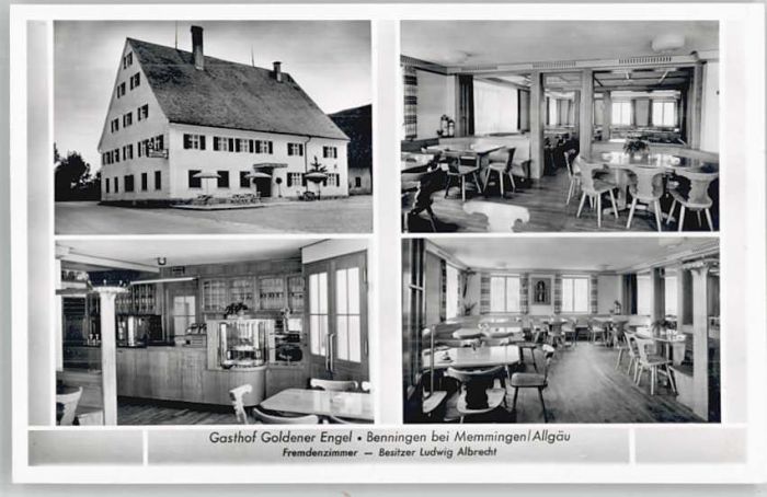 Memmingen Bayern Gasthof Goldener Engel Benningen