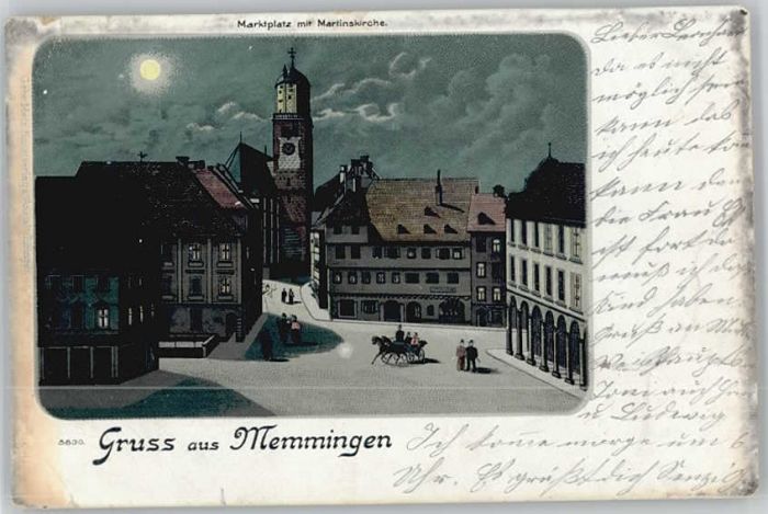 Memmingen Marktplatz Martinskirche
