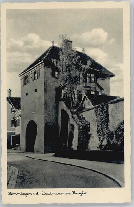 Memmingen Bayern Stadtmauer Krugtor