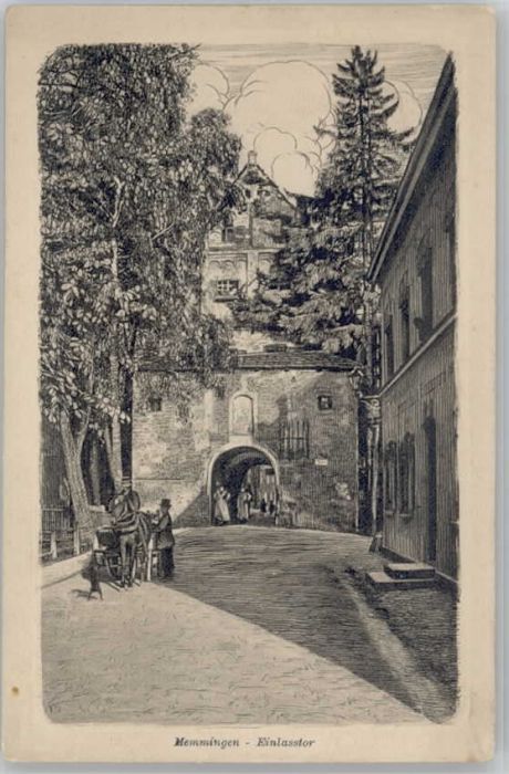 Memmingen Einlasstor Künstlerkarte